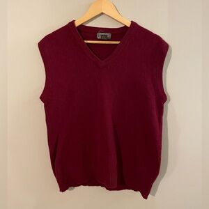 Lord and Taylor The Man’s Shop 100% Virgin Lambswool Sweater Vest